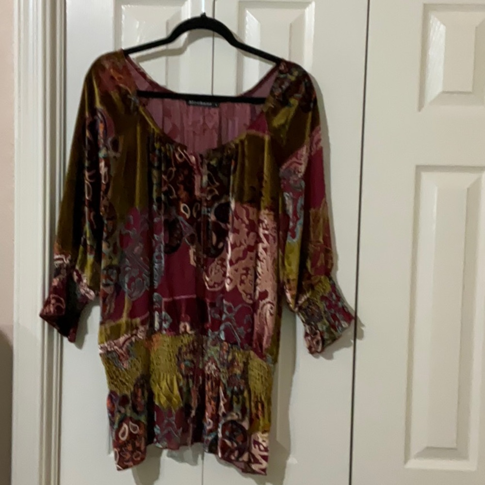 Mechant Velvet and Silk Tunic